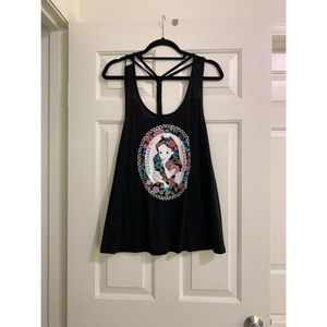 Disney Alice Curiouser Braided Tank Top XL